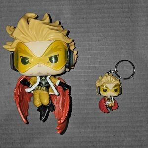 Hawks Funko Pop And Matching Keychain